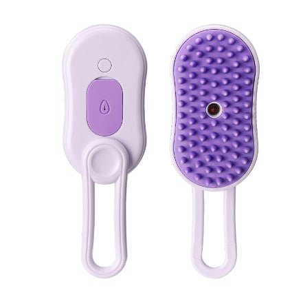 3 - in - 1 Steam Pet Brush for Easy Grooming and Shine - Wiggle Bark
