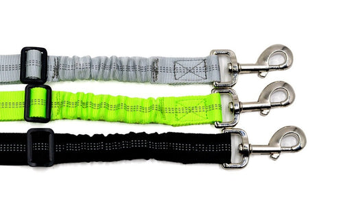 Adjustable Reflective Dog Seat Belt Harness for Car Safety - Wiggle Bark