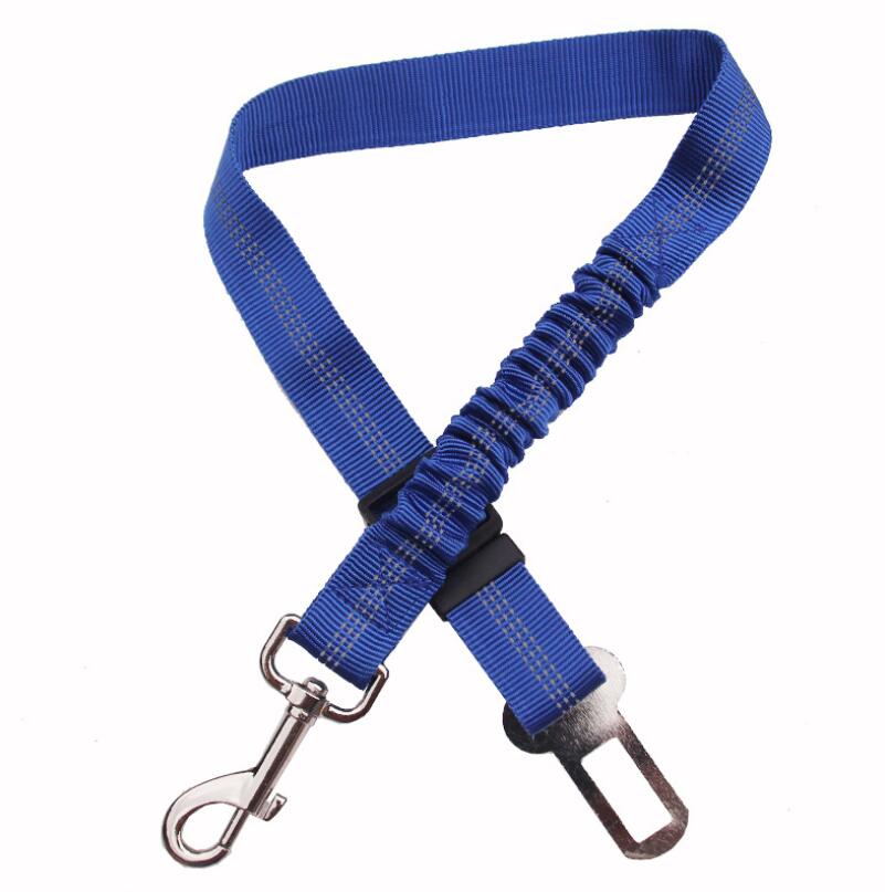 Adjustable Reflective Dog Seat Belt Harness for Car Safety - Wiggle Bark