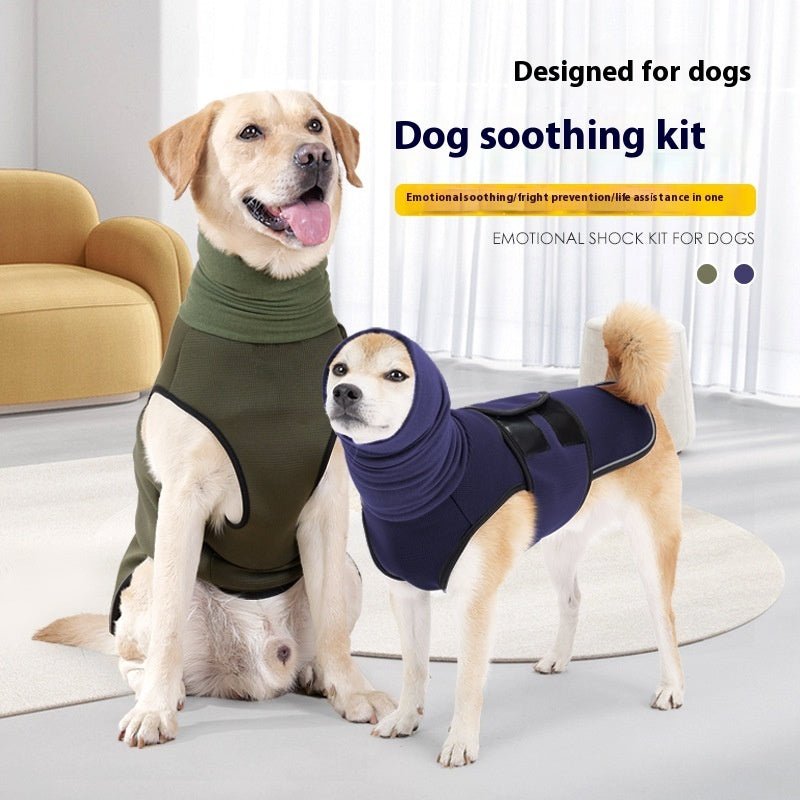 Dog Anxiety Relief Vest for Calm Stress - Free Moments - Wiggle Bark