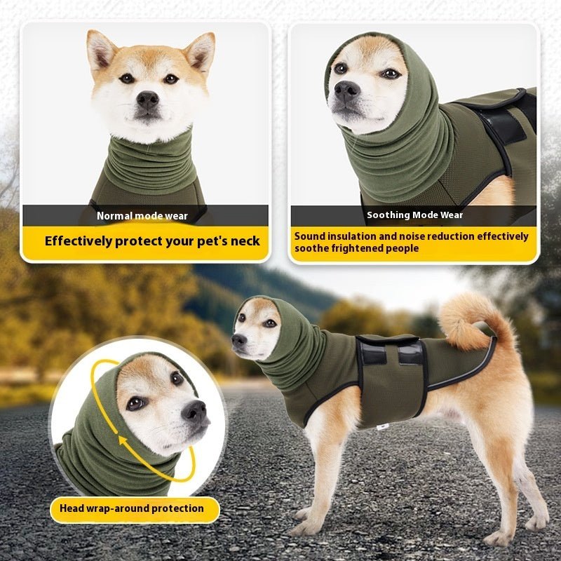 Dog Anxiety Relief Vest for Calm Stress - Free Moments - Wiggle Bark