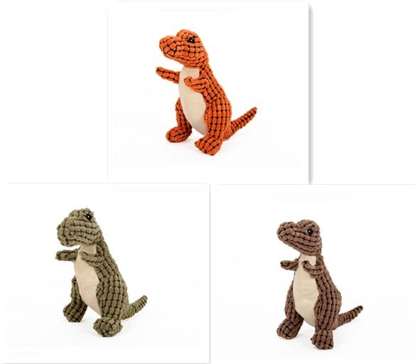 Giant Dinosaur Chew Toy for Happy Dogs - Wiggle Bark