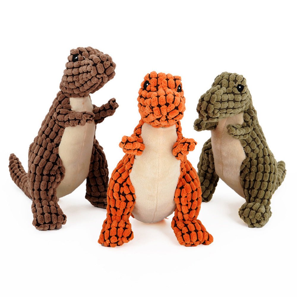Giant Dinosaur Chew Toy for Happy Dogs - Wiggle Bark