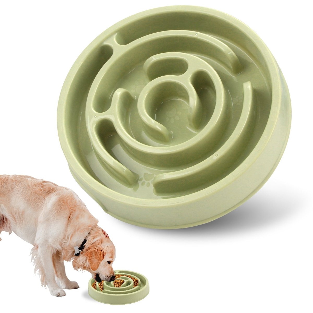 Healthy Slow Feeder Bowl for Dogs - Wiggle Bark