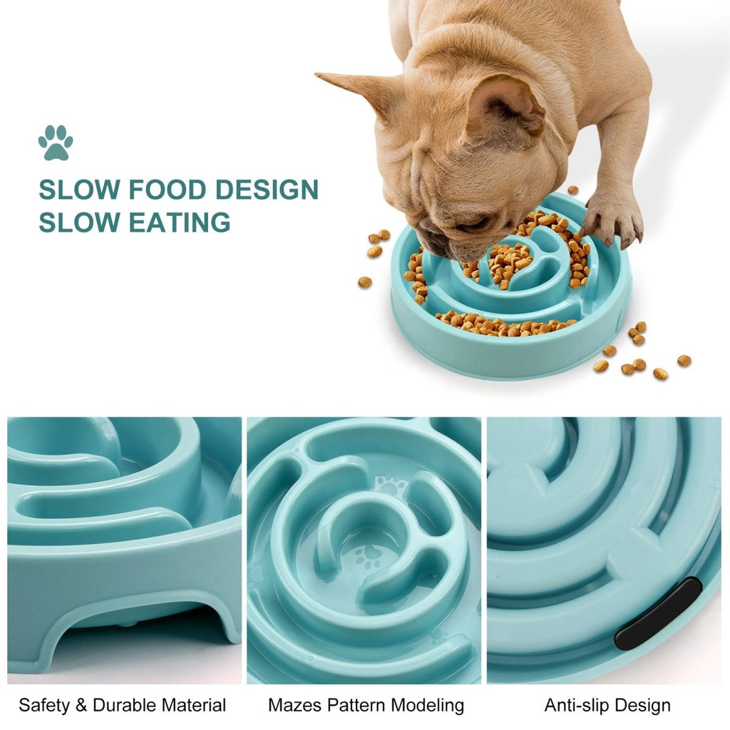 Healthy Slow Feeder Bowl for Dogs - Wiggle Bark