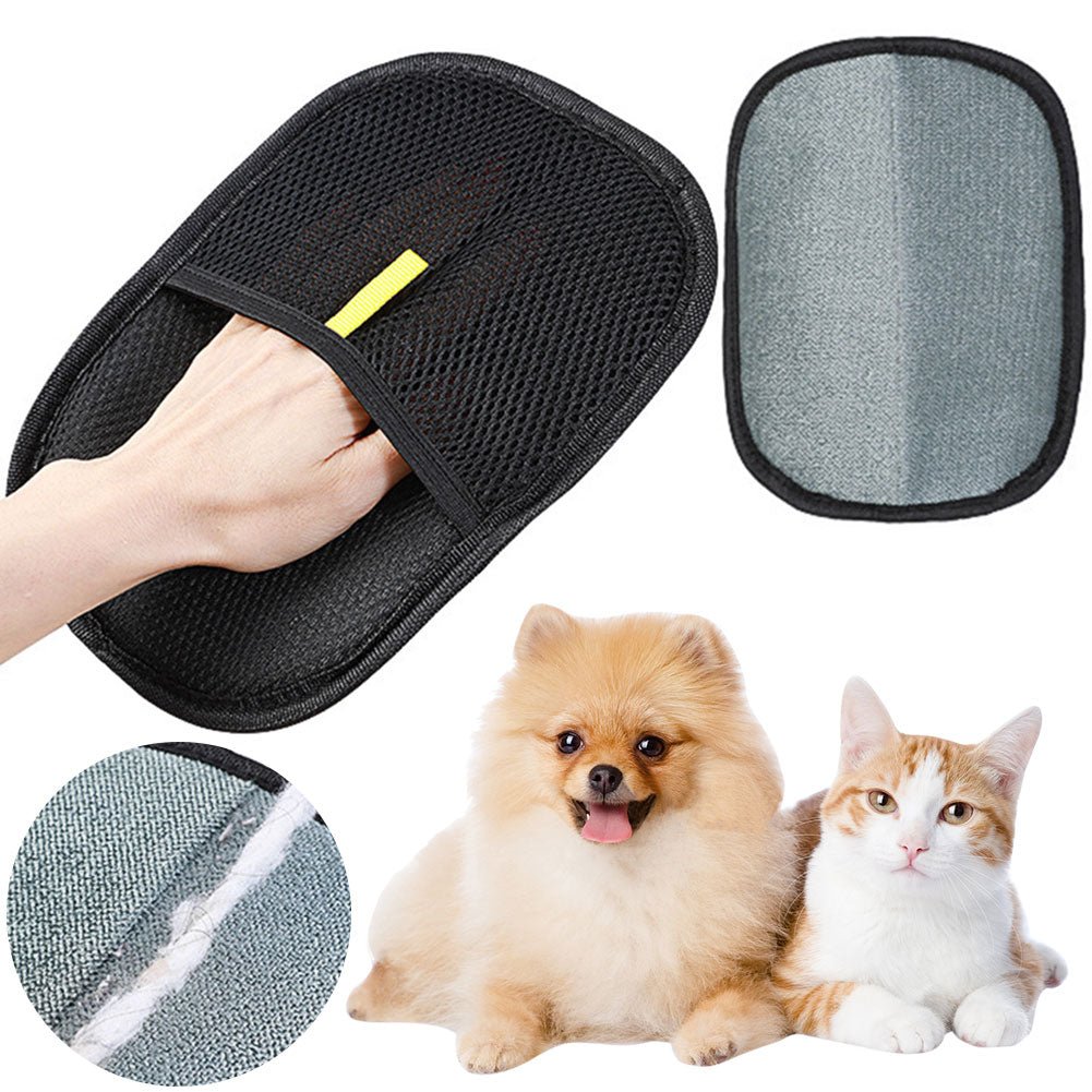 Pet Hair Remover Mitt for Easy Fur Cleaning - Wiggle Bark