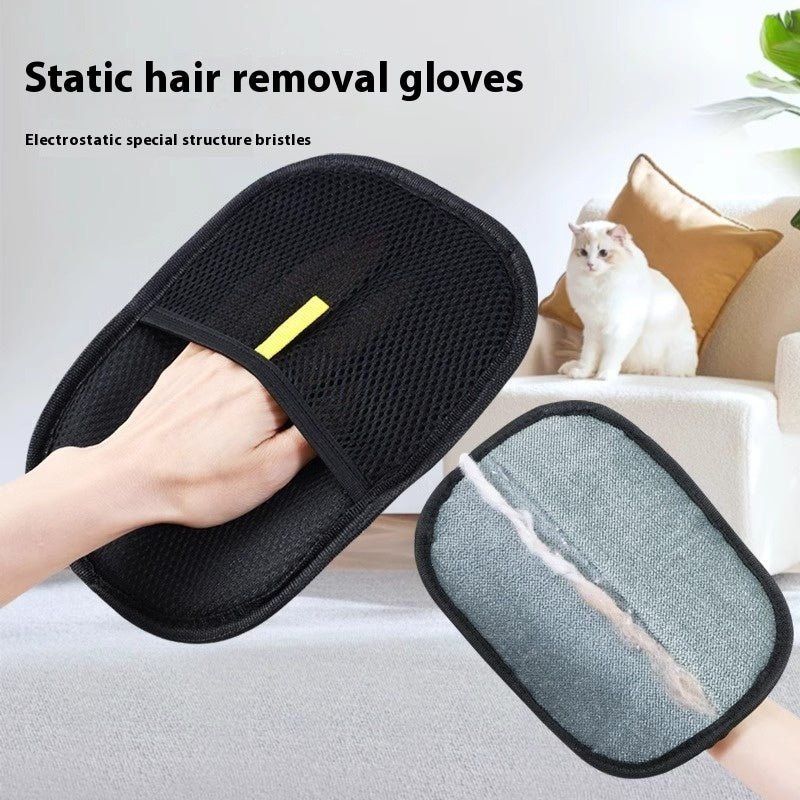 Pet Hair Remover Mitt for Easy Fur Cleaning - Wiggle Bark