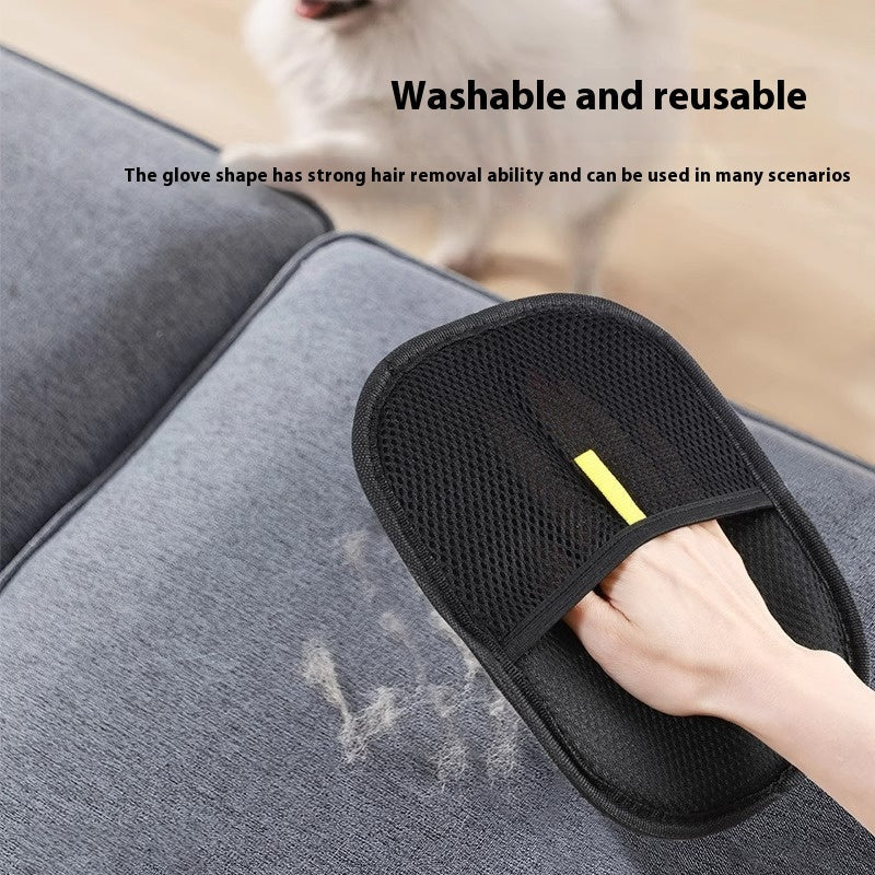 Pet Hair Remover Mitt for Easy Fur Cleaning - Wiggle Bark