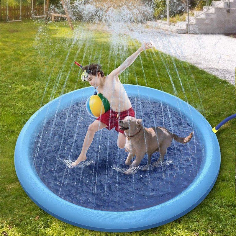 Splash Fun Non - Slip Water Pad for Kids & Pets - Wiggle Bark