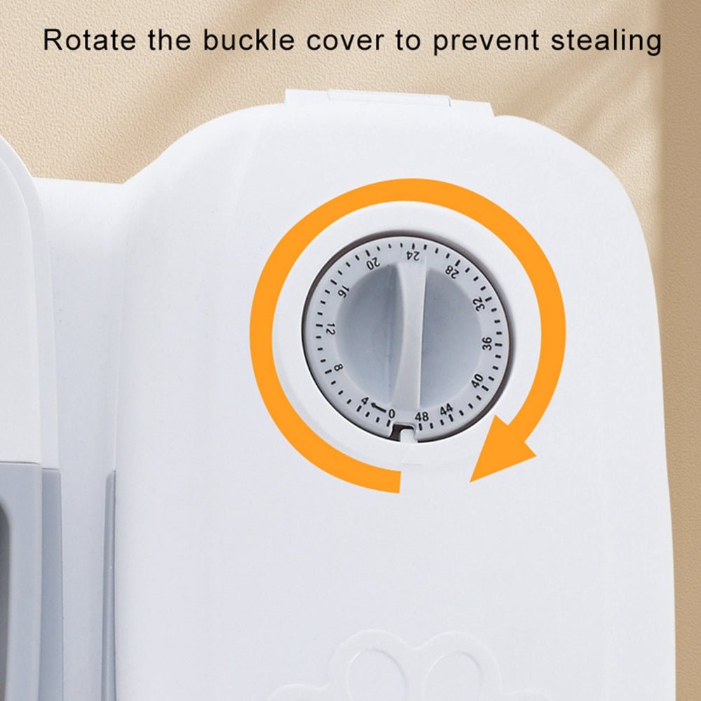 Timed Pet Food Dispenser for Cats and Dogs - Wiggle Bark