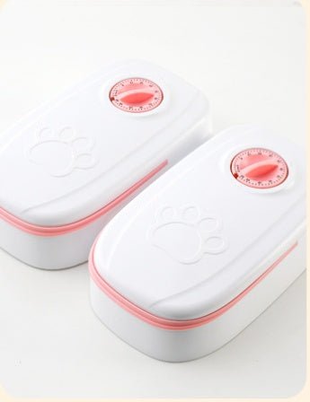 Timed Pet Food Dispenser for Cats and Dogs - Wiggle Bark