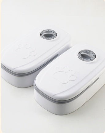 Timed Pet Food Dispenser for Cats and Dogs - Wiggle Bark