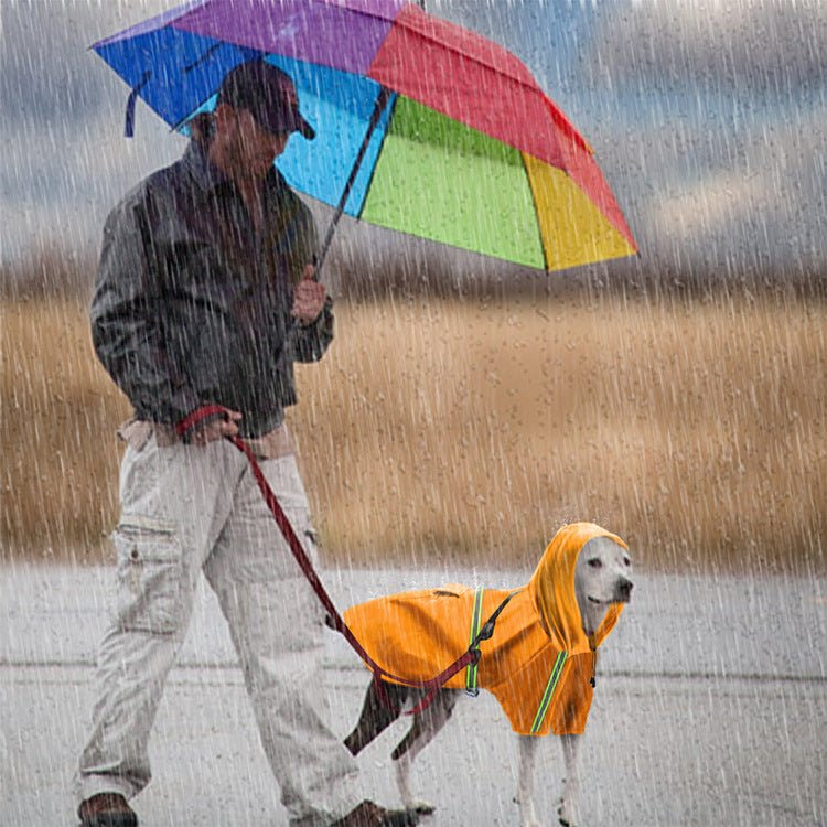 Waterproof Reflective Dog Raincoat for Dry Safe Walks - Wiggle Bark