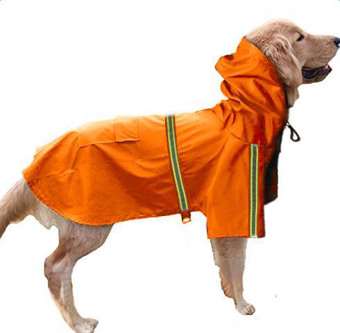 Waterproof Reflective Dog Raincoat for Dry Safe Walks - Wiggle Bark