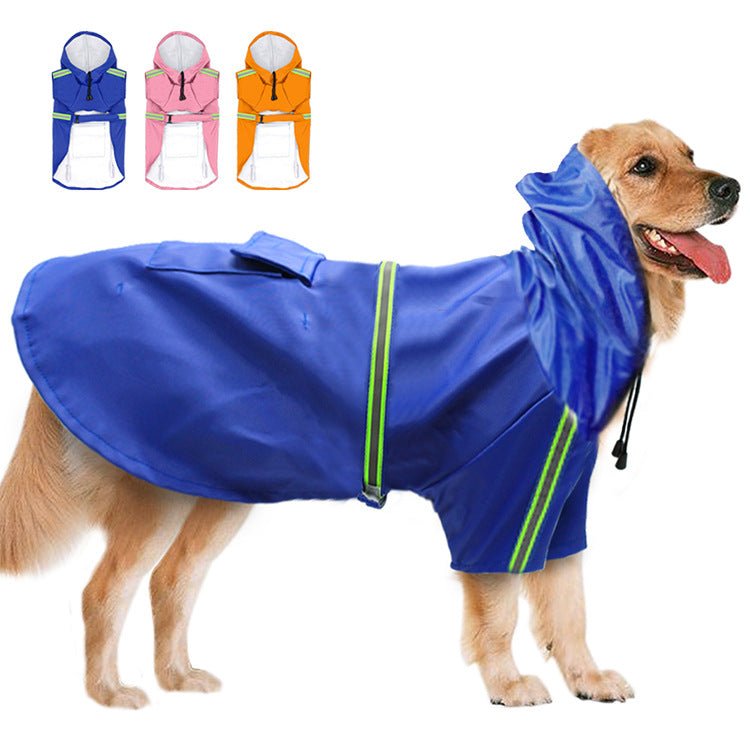 Waterproof Reflective Dog Raincoat for Dry Safe Walks - Wiggle Bark